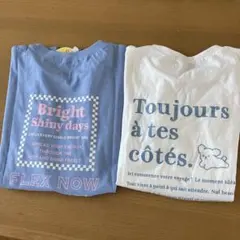 ピンクラテ　ラブトキシック半袖Tシャツ2枚セット160