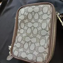COACH モノグラム ショルダーバッグ