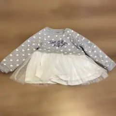 値下げ中！Tommy Hilfiger ハート柄長袖トレーナー18M