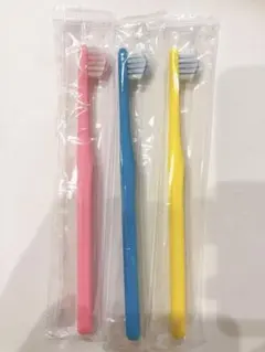 奇跡の歯ブラシ　子ども用　３色　３本セット ピンク、黄色、水色