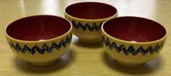 チャーリーブラウン スヌーピー 汁椀3個セットのサムネイル