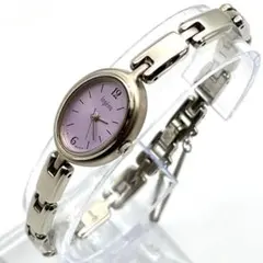 美品 90s セイコー アルバ アンジェーヌ 時計 電池交換済 ラベンダー 稼働