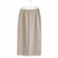 美品 リネン100% ロングタイトスカート36 VERMEIL par ienaのサムネイル
