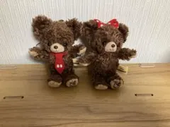 ユニベアシティ ディズニーストア ぬいぐるみ キーチェーン モカ プリン