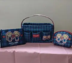 希少】パティ＆ジミー ビニールポーチ ハイビスカス ミラー付未使用