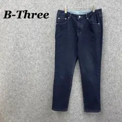 B-Three ビースリー ストレッチデニム 濃紺 36 L相当 古着のサムネイル