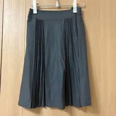 バーバリー　グレー プリーツスカート　36