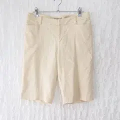 プロポーション ハーフパンツ アイボリー 無地 ウール 日本製 Y2Kのサムネイル