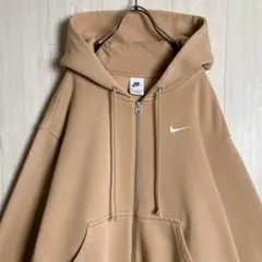 ナイキ NIKE ワンポイント 刺繍ロゴ スウェット ジップパーカー XL