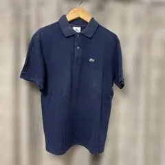 LACOSTE ラコステ ポロシャツ ネイビー 胸ロゴ