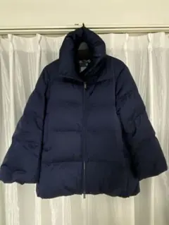 未使用　UNIQLO +jジルサンダーコラボ ボリュームダウンジャケット 紺　M