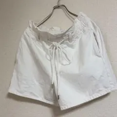 GAP ギャップ ホワイト ショートパンツ デニム風 S レディース