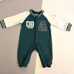 コンバース　converse ロンパース　緑