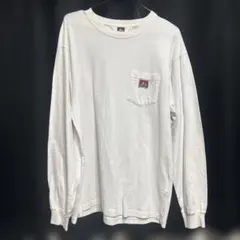 BEN DAVIS ホワイト 長袖Tシャツ L