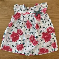 プチバトー ベビーワンピース 80cm