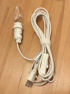 イケアSTRALA ストローラコードセット4mスイッチ付き　電球付き