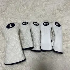 オノフ　ゴルフヘッドカバー 5点セット ホワイト