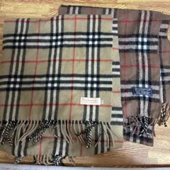 BURBERRY ヴィンテージマフラー 2枚組のサムネイル