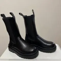 サイドゴアブーツ　ブラック　箱なし