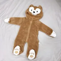 ダッフィー風 クマ ジャンプスーツ 防寒具 ジャンパー カバーオール コスプレ