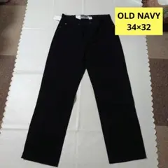 OLD NAVY メンズパンツ ブラックデニム 34×32 ジーンズ