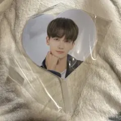 SEVENTEEN JEONG HAN ハート型うちわ