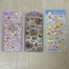 ジュエルプチドロップ　ドロップジェリーシール　ぷくぷくシール　3枚セット