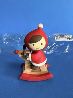 デコレ　オトギッコ　赤ずきんマスコット　木馬の赤ずきん