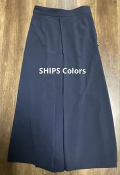 SHIPS Colors◆キュロットパンツ　ネイビー　M