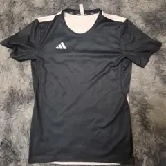 adidas ADIZERO ランニングシャツ ブラック ホワイト サイズSのサムネイル