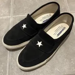 CONVERSE ワンスター　ローファー　ネイビー　スウェード　ビブラムソール