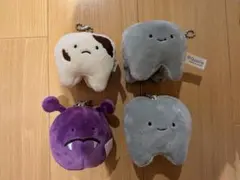 Qualia　ハミガキのぬいぐるみ　4点セット