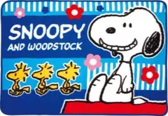 スヌーピーフリースブランケットブルー新品