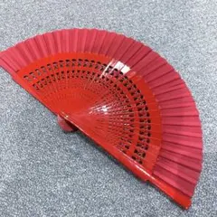 フラメンコ用 アバニコ 扇子 レッド　在庫4個