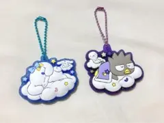 サンリオ　ぷっくりラバマスグミチャーム　シナモロール・バッドばつ丸