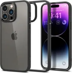 Spigen iPhone14ProMaxケース衝撃吸収耐衝撃ストラップホール付