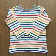 ミキハウス ボーダートップス　ロンT 90cm