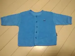 70cm Anna Nicola クジラ　タオル地　綿カーディガン