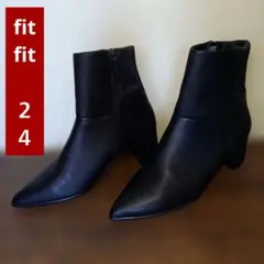 ショートブーツ 本革 24