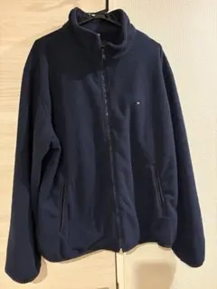 青*空様 TOMMY HILFIGER フリースジャケット ネイビー