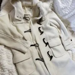 EARTHミュージックエコロジー白ダッフルコート