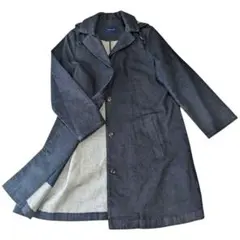 マドモアゼルノンノ NON NON デニム　ロングジャケットコート　M