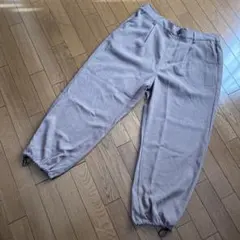 新品　ノアンヌ　ライトブラウン　ワイドパンツ、バギーパンツ　5L