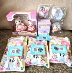 シルバニアファミリー　キラキラくじ　b賞　f賞　g賞　 ５点セット