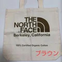 THE NORTH FACE オーガニックコットン トートバッグブラウン大型のサムネイル