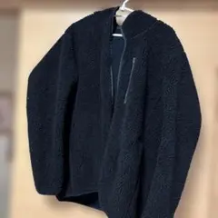 ユニクロ　ブラック フリースジャケット Lサイズ