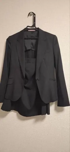 LES MUES ブラックスカートスーツ M