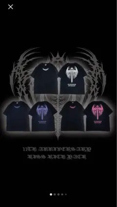 KRY ケリィ 11周年記念 グラフィックTシャツ ブラック