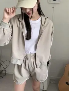 キッズ❤️セットアップ❤️パーカー・ショートパンツ❤️160㎝美品❤️韓国・ダンス・学校