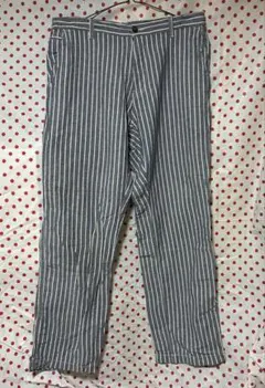 綿パン／イージーパンツ ストライプ パンツ XL